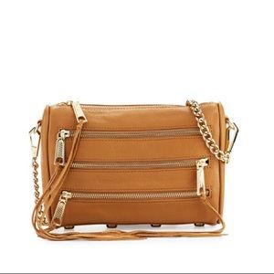 NWOT Rebecca minkoff mini 5-zip convertible bag